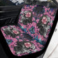 Gothic Skull Seat Cover for car skull mat for car Skeleton skull seat cover mat for car Rose skull car seat cover, skull mat cover for car
