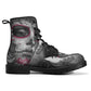 Sugar skull day of the dead girl leather boots, Candy skull girl boots men women Dia de los muertos skull girl boots shoes sugar skull boots
