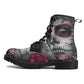 Sugar skull day of the dead girl leather boots, Candy skull girl boots men women Dia de los muertos skull girl boots shoes sugar skull boots