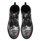 Sugar skull day of the dead girl leather boots, Candy skull girl boots men women Dia de los muertos skull girl boots shoes sugar skull boots