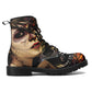 Day of the dead girl leather boots Candy skull girl boots men women Dia de los muertos skull girl boots shoes Mexico sugar skull boots shoes