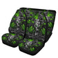 Dragon Skull car seat cover car mat, skull mat seat cover for car, Skeleton skull seat cover mat for car, Halloween skull mat cover for car