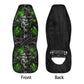 Dragon Skull car seat cover car mat, skull mat seat cover for car, Skeleton skull seat cover mat for car, Halloween skull mat cover for car