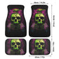 Gothic Skull Seat Cover for car skull mat for car Skeleton skull seat cover mat for car Halloween skull car seat cover, skull mat for car