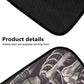 No see no hear no speak Skull Seat Cover rug mat for car, skull car seat cover mat, Halloween skull evil car seat cover skull mat for car