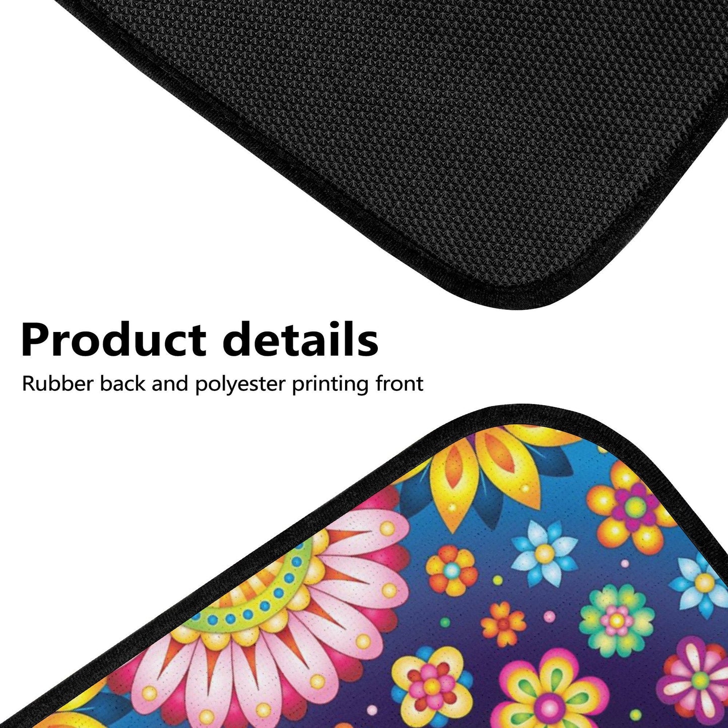 Candy skull seat cover for car, Day of the dead skull Seat Covers mat for car, sugar skull seat cover rug mat for car, skull car seat cover