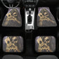 Grim reaper Skull Seat Cover for car, flower skull car mat, skull seat cover mat for car Horror evil car seat cover, skull mat cover for car