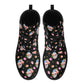 Floral skull day of the dead leather boots, Calaveras Sugar skull boots men women, Dia de los muertos skull boots shoes, Candy skull boots