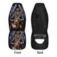 Skull Guitarist car seat cover mat, grim reaper rug mat for car, Guitarist gothic skull car seat cover Skeleton skull car seat cover car mat