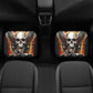 Motorcycle skull Car Seat Cover mat, Biker skull seat cover mat skeleton car seat cover, Death reaper skull seat protector cover mat for car