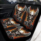 Motorcycle skull Car Seat Cover mat, Biker skull seat cover mat skeleton car seat cover, Death reaper skull seat protector cover mat for car