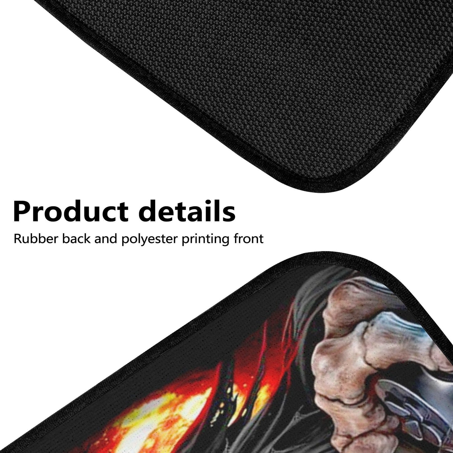 Grim reaper skull Car Seat Cover mat, Game never die skull seat cover mat skeleton car seat cover, skull seat protector cover mat for car