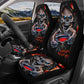 Grim reaper skull Car Seat Cover mat, Game never die skull seat cover mat skeleton car seat cover, skull seat protector cover mat for car