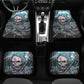 Gothic skull Car Seat Cover mat Grim reaper skull seat cover mat for car Halloween skull skeleton seat protector cover mat protector for car