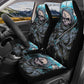 Gothic skull Car Seat Cover mat Grim reaper skull seat cover mat for car Halloween skull skeleton seat protector cover mat protector for car