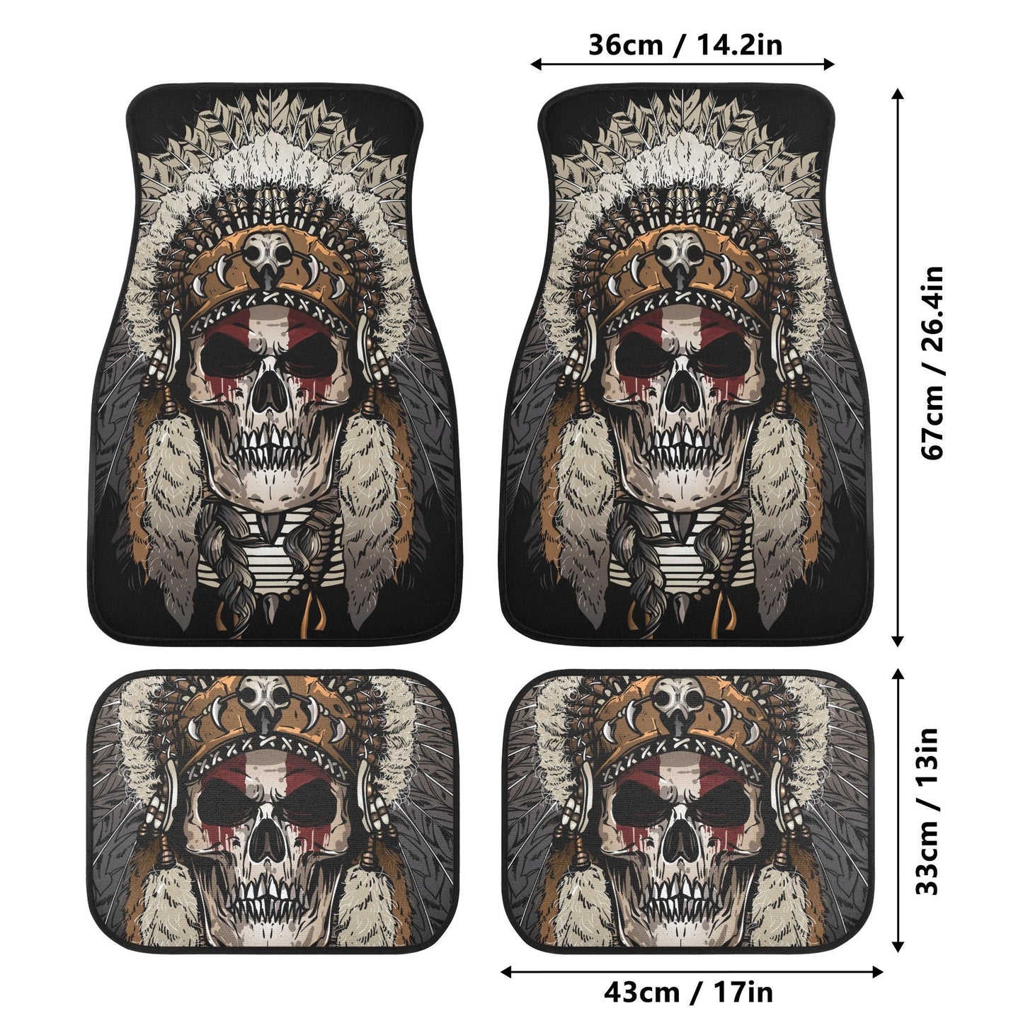 Skull Car Seat Cover skull car mat, Grim reaper skull seat cover mat for car,  Halloween skeleton seat protector cover mat protector for car