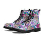 Calaveras skull day of the dead leather boots Sugar Calaveras skull boots men women, Dia de los muertos skull boots shoes, Candy skull boots