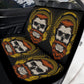 Gothic Car Seat Cover skull car mat, Halloween skull seat cover mat for car skeleton seat protector cover mat for car, horror car seat cover