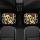 Grim reaper Car Seat Cover skull car mat Halloween skull seat cover mat for car Flaming skull seat cover mat for car, ghost car seat cover