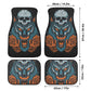 Wolf skull seat cover for car, grim reaper skull Seat Covers mat for car skull seat cover rug mat for car Wolf skeleton skull car seat cover