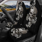 Floral skull car seat cover car mat, candy skull Seat Covers mat for car, skull seat cover rug mat for car, flower skull car seat cover mats