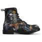 Grim reaper skull sword boots for men women shoes, Gothic skull boots for men women, skeleton men boots, Halloween Christmas leather boots