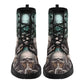 No see no hear no speak skull boots for men women skull gothic men women boots skeleton boots, Halloween Christmas leather skull boots shoes