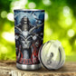 Biker skull tumbler cup, skull Halloween tumbler cup mug, Motorcycle skull mug tumbler skull reaper mug Christmas skull gothic tumbler cup