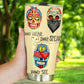 Sugar skull no see no hear no speak tumblr mug cup, Candy skull cup mug tumbler, Day of the dead calaveras skull Halloween mug cup tumbler