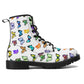 Floral boots for women men, butterfly pattern boots shoes, rose women boots shoes, boots for girls butterfly boots for women butterfly shoes
