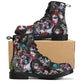 Calaveras skull day of the dead leather boots Sugar Calaveras skull boots men women, Dia de los muertos skull boots shoes, Candy skull boots