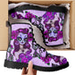 Calaveras skull day of the dead leather boots Sugar Calaveras skull boots men women, Dia de los muertos skull boots shoes, Candy skull boots
