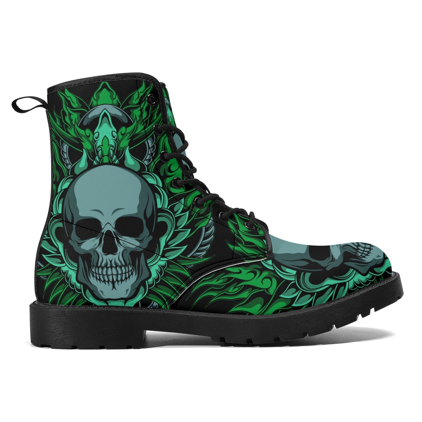 Halloween Death skull boots, Gothic grim reaper leather boots, Christmas skull boots, Horror skull punisher leather skull evil boots shoes