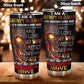 I am a grumpy old man skull tumbler cup, gothic flaming skull tumbler mug Halloween mug grim reaper horror skeleton punisher tumbler cup mug