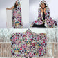 Sugar skull hooded blanket, Halloween candy skull blanket hoodie, Day of the dead hoodie blanket, Calaveras Mexican skull hoodie blanket