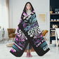 Sugar skull I am the kind of woman blanket Calavera skull warm blanket day of the dead hooded blanket adult sugar skull girl flannel hooded