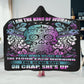 Sugar skull I am the kind of woman blanket Calavera skull warm blanket day of the dead hooded blanket adult sugar skull girl flannel hooded
