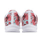 Floral skull lighweight running shoes, mexico athletic running shoes, floral skull lifestyle footwear, dia de los muertos skull running shoe