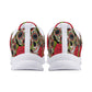 Mexico running sneakers, floral sugar skull athletic running shoes, calaveras skull shoes, mexico breathable sneakers, sugar skull shoes