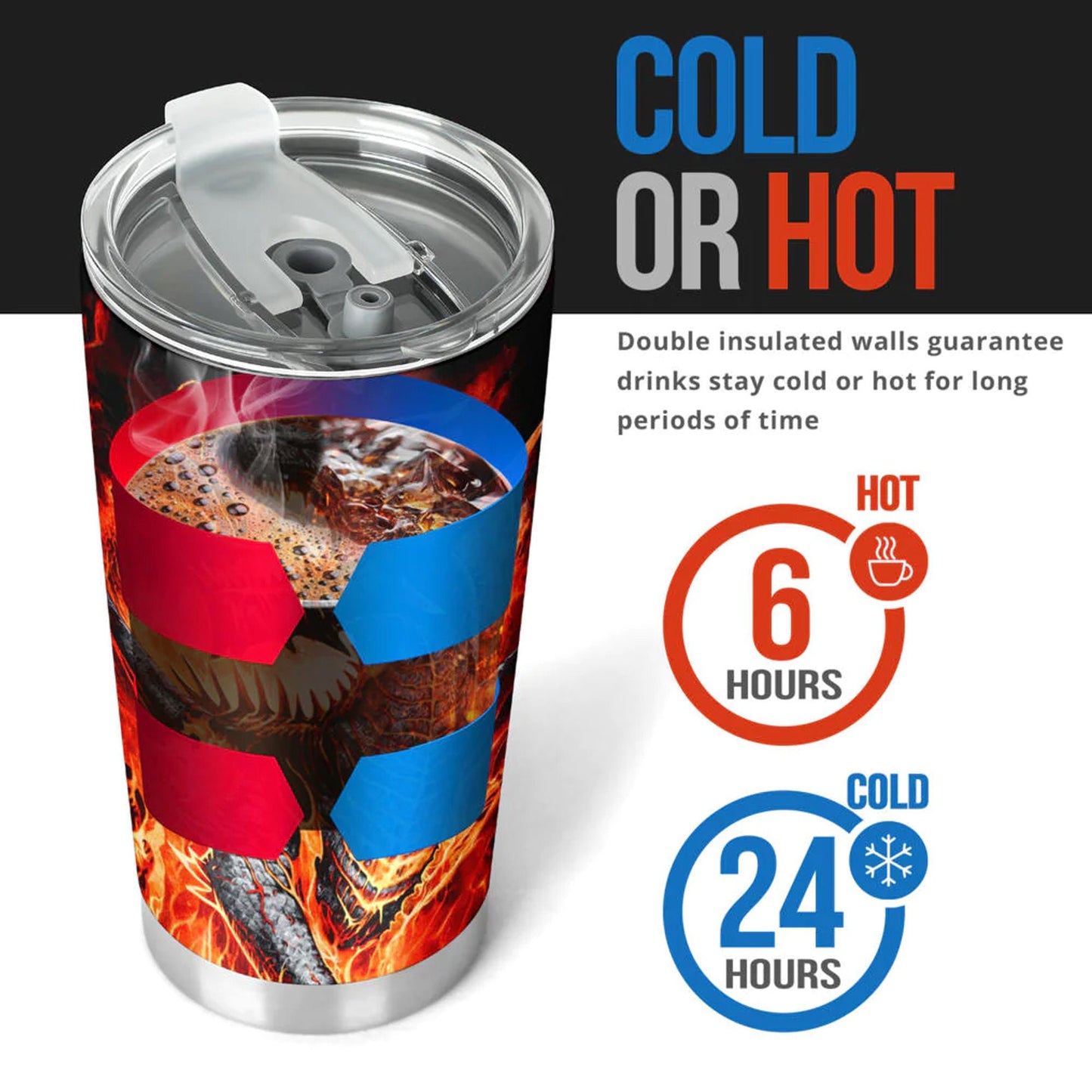 Dragon skull tumbler, Grim reaper skull cup mug, skull travel tumbler fire skull mug tumblr Halloween skeleton tumbler gothic mug cup tumblr