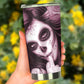 Day of the dead girl tumbler, sugar skull girl mug tumbler, Dia de los muertos  skull tumbler mug cup, candy skull gothic mug cup tumbler