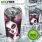 Day of the dead girl tumbler, sugar skull girl mug tumbler, Dia de los muertos  skull tumbler mug cup, candy skull gothic mug cup tumbler