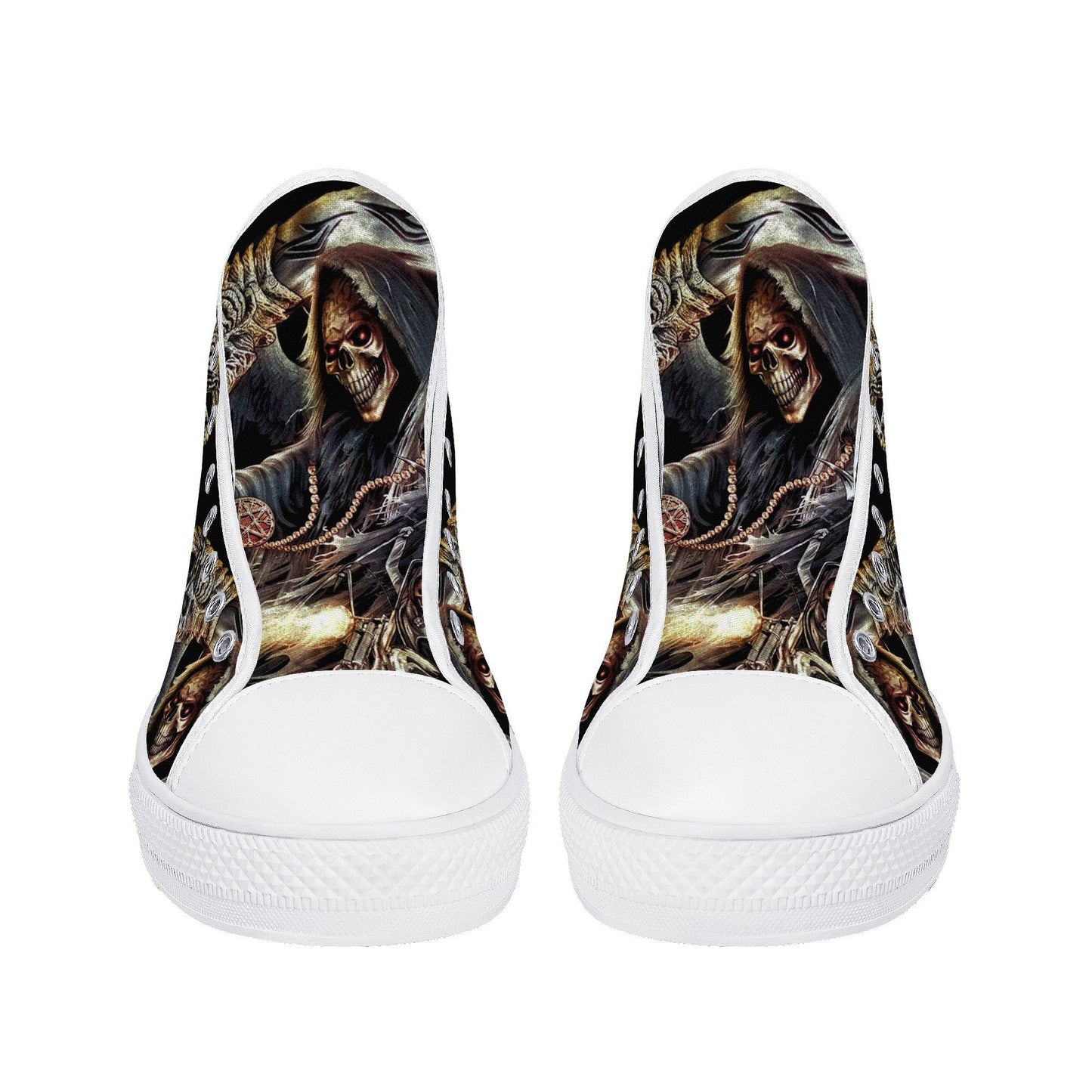 Christmas skull women sneakers rose skull men sneakers, horror shoes goth causual shoes, skull shoes for her christmas skull canvas sneakers