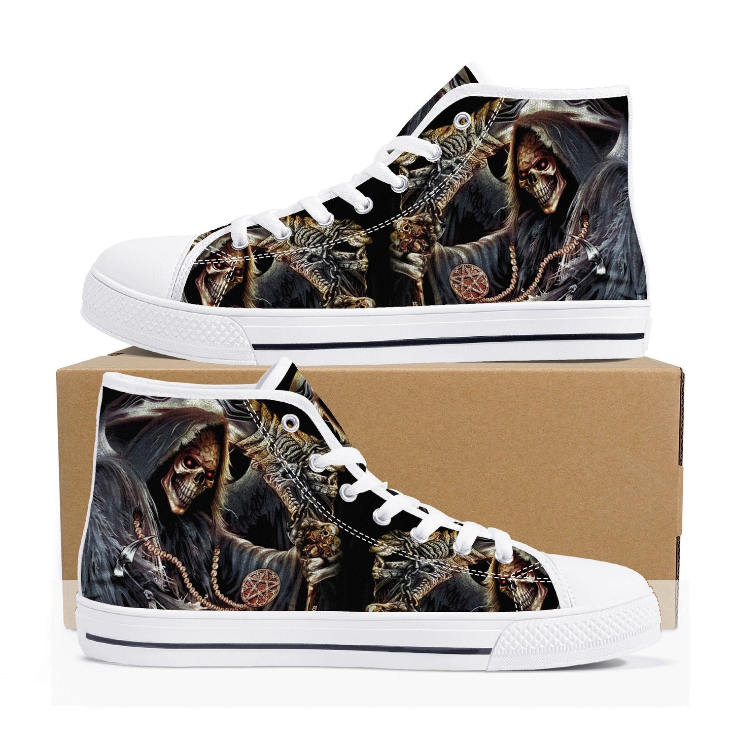 Christmas skull women sneakers rose skull men sneakers, horror shoes goth causual shoes, skull shoes for her christmas skull canvas sneakers