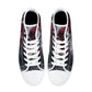 Gothic skull men shoes, evil high-top shoes, punisher skull shoes for him, skeleton high top shoes, death skull men shoes skull men sneakers