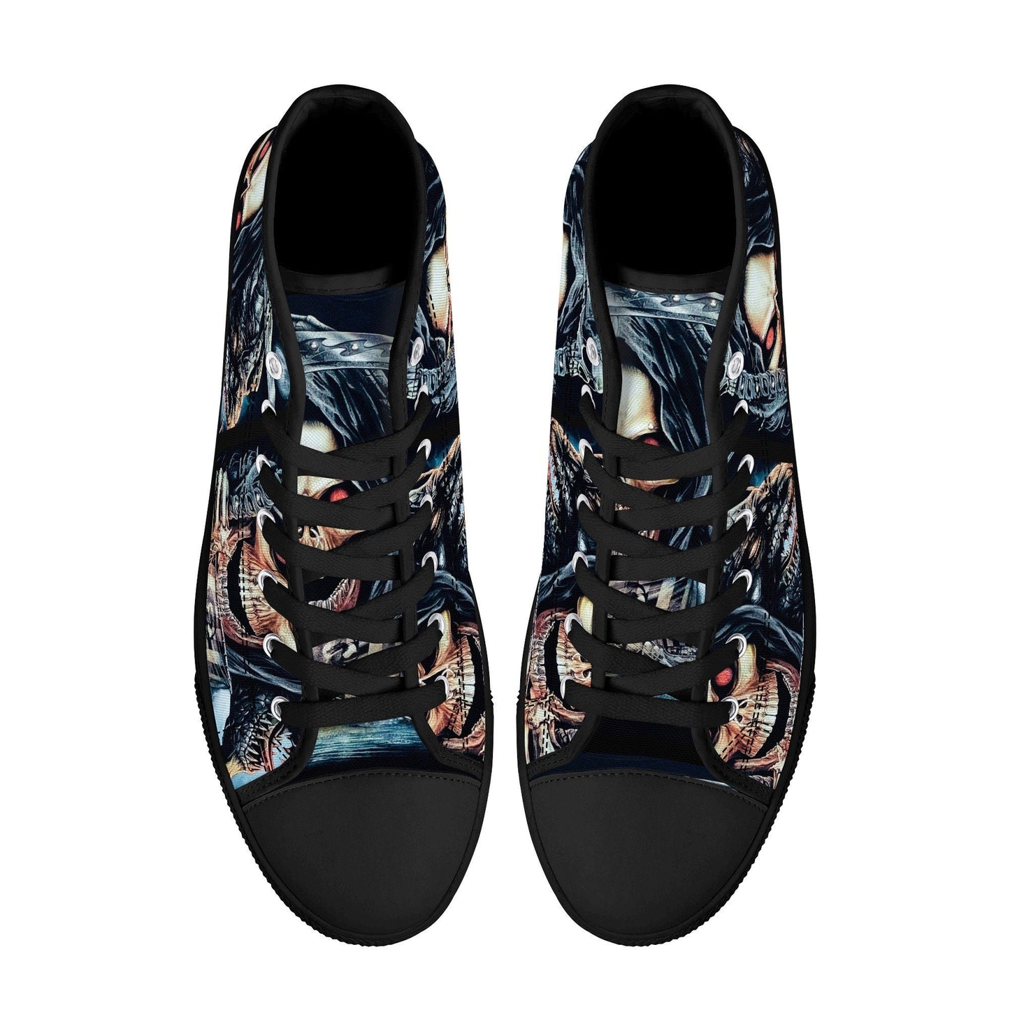 Punisher skull shoes, flame skull men sneakers, punisher skull men sneakers, flame skull shoes for him, evil men sneakers, floral skull shoe