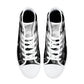 Skull women shoes, biker skull shoes for him, goth men shoes, evil sneakers, punisher skull canvas sneakers, horror canvas sneakers shoes