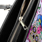 Candy skull long wallet calaveras skull shoulder bag day of the dead cosmetic wallet dia de los muertos skull shoulder bag sugar skull purse