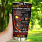 I am a grumpy old man skull tumbler cup, gothic flaming skull tumbler mug Halloween mug grim reaper horror skeleton punisher tumbler cup mug