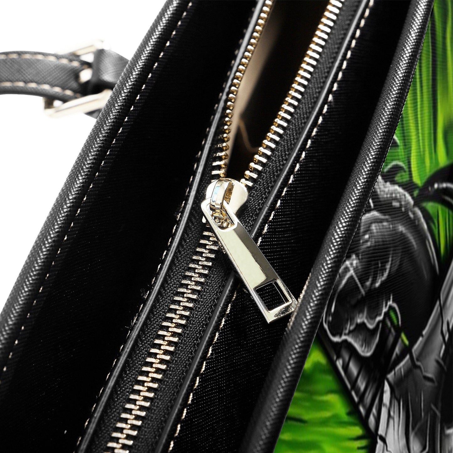 Halloween handbag, flower skull long wallet, halloween messenger bag, flaming skull bag with shoulder strap christmas skull purse gothic bag